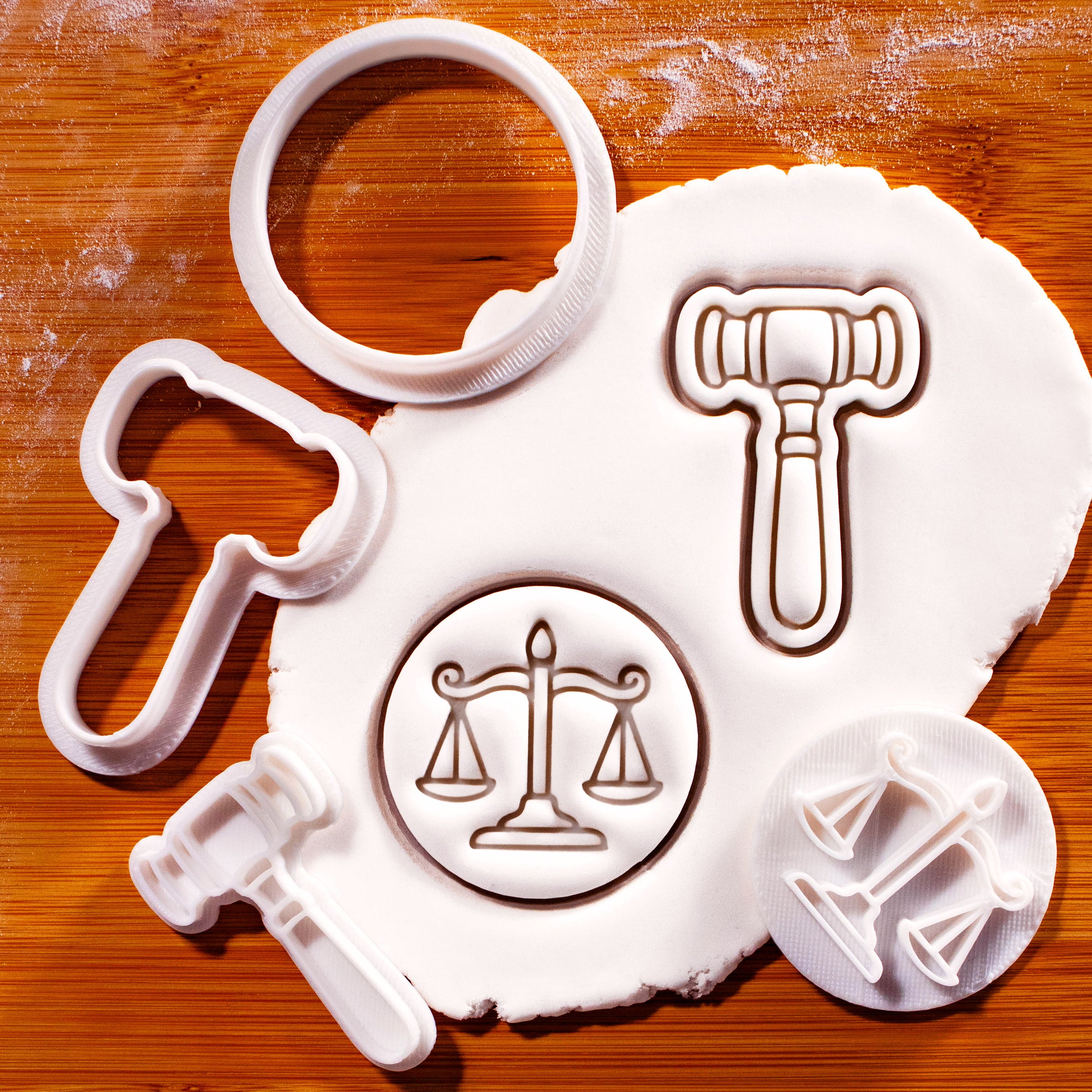 Scales of Justice & Gavel Mini Set