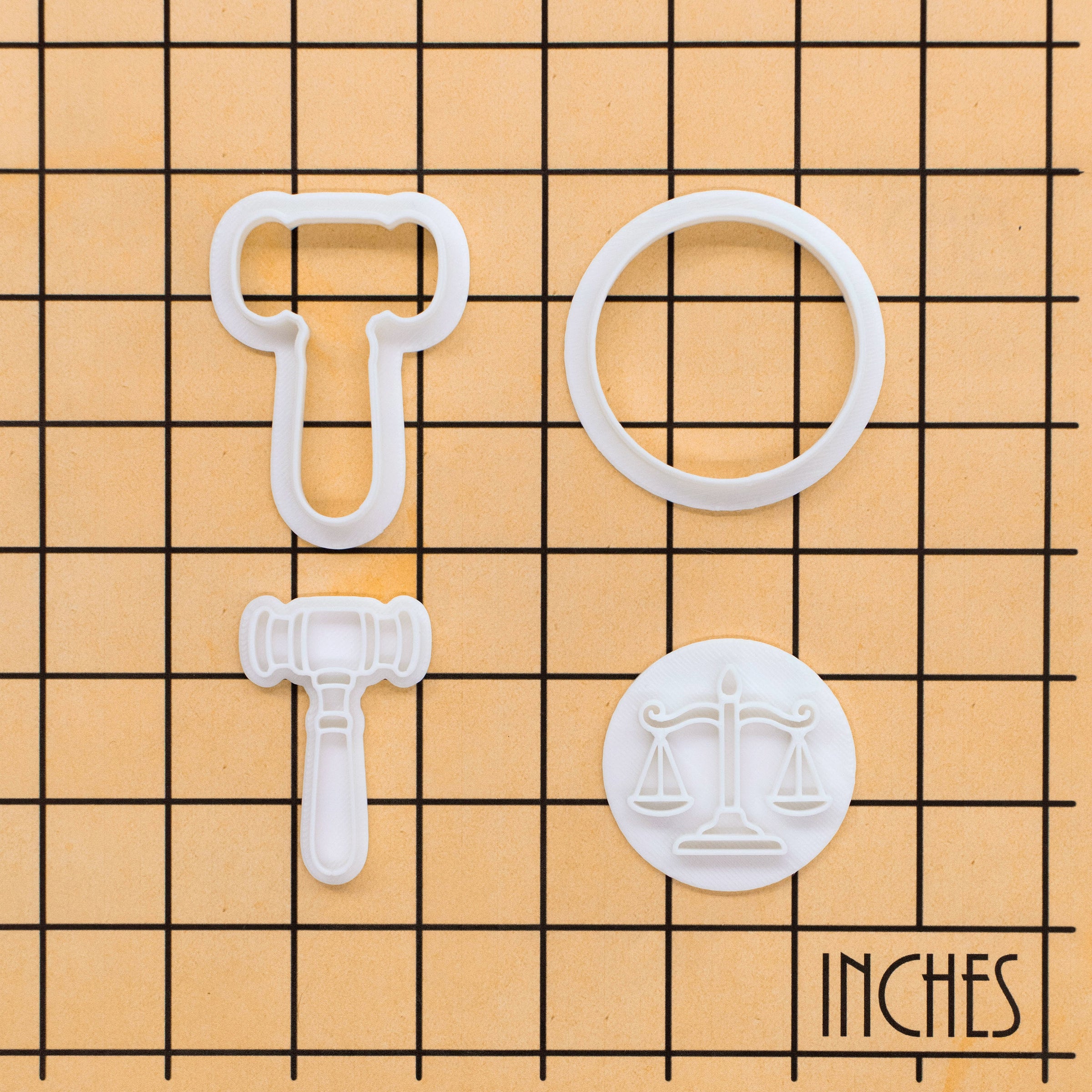 Scales of Justice & Gavel Mini Set