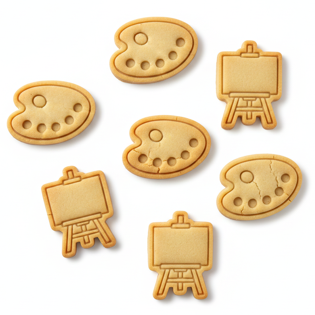 Artist Palette & Easel Stand Mini Set