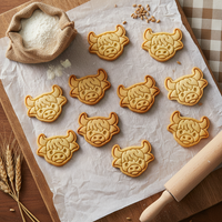 Highland Cow Face Mini Set