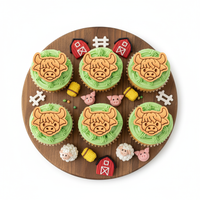 Highland Cow Face Mini Set