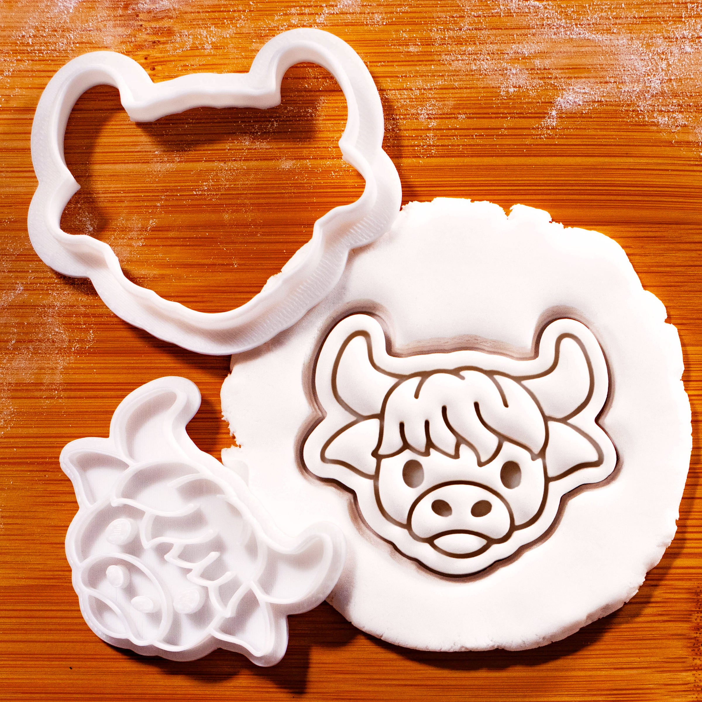 Highland Cow Face Mini Set