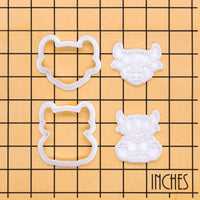 Set of 2 Highland Cow Mini Set