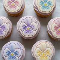 Pansy Flower Mini Set