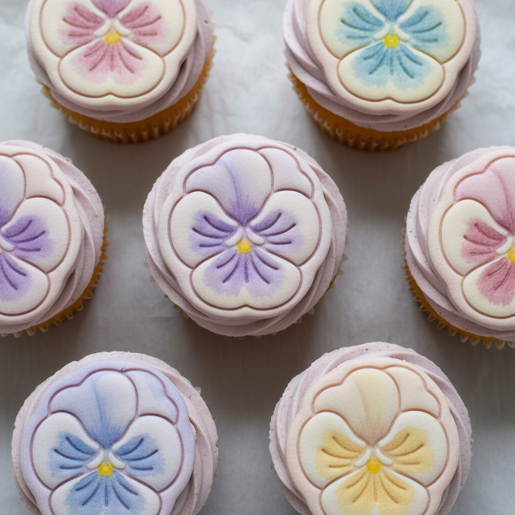 Pansy Flower Mini Set