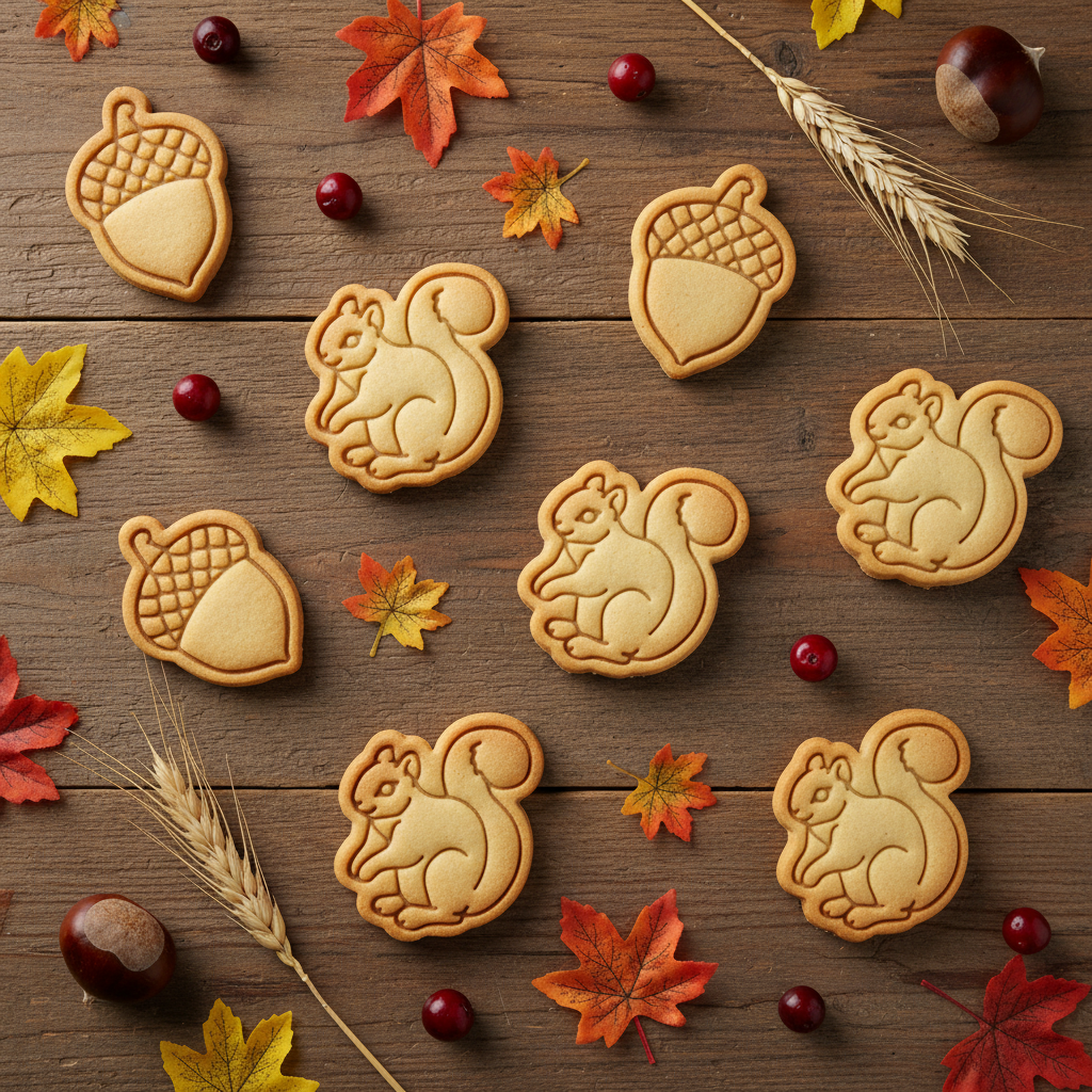 Squirrel & Acorn Mini Set