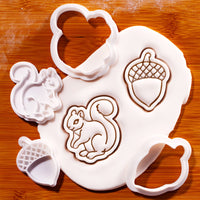 Squirrel & Acorn Mini Set