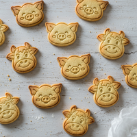 Happy Pig & Cheerful Cow Mini Set