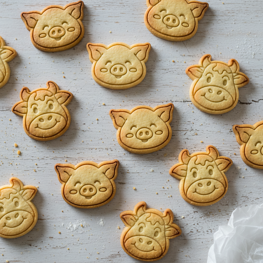 Happy Pig & Cheerful Cow Mini Set