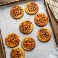 Hello Fall & Fall Vibes (Round)