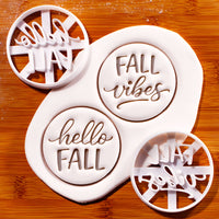 Hello Fall & Fall Vibes (Round)