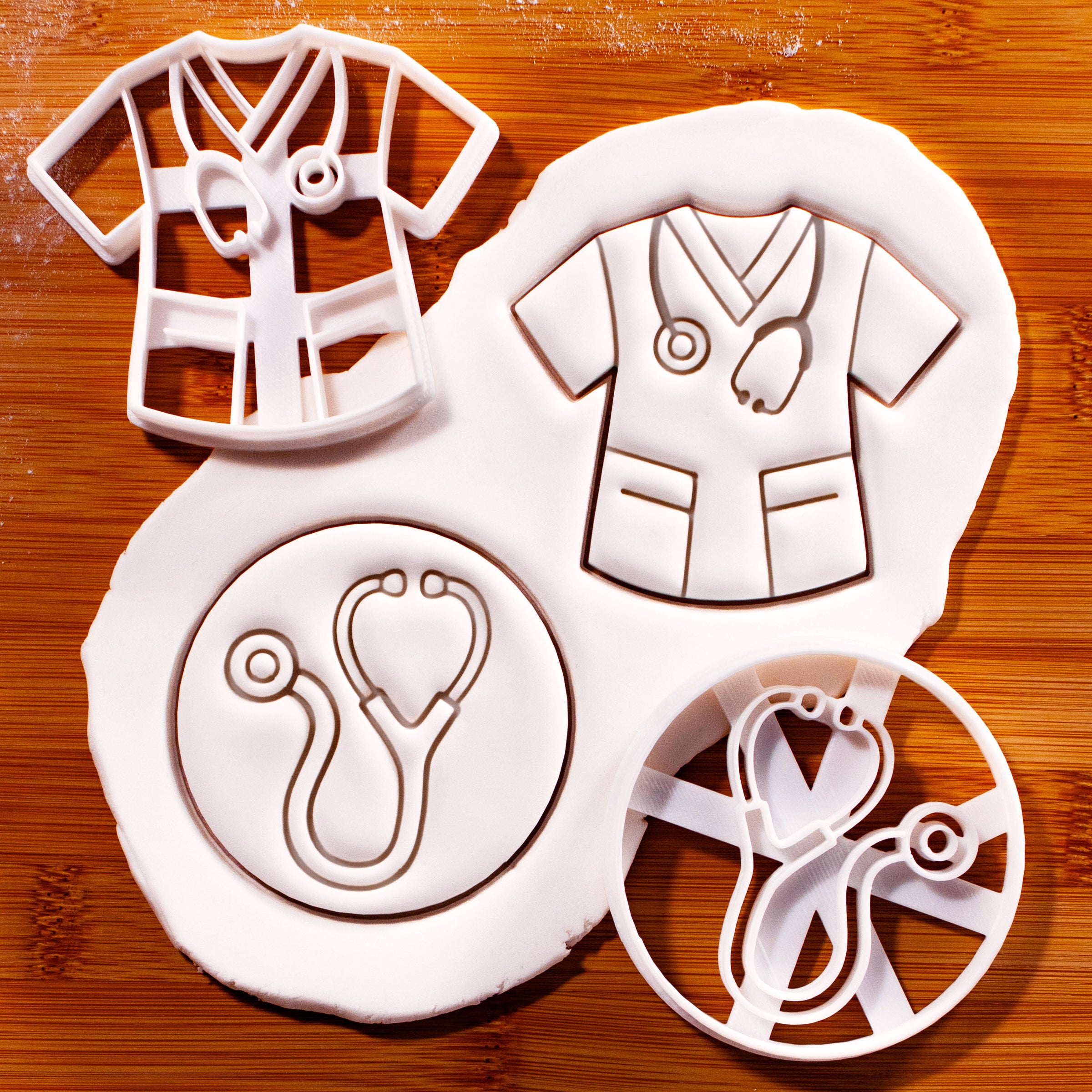 Medical Scrubs & Stethoscope