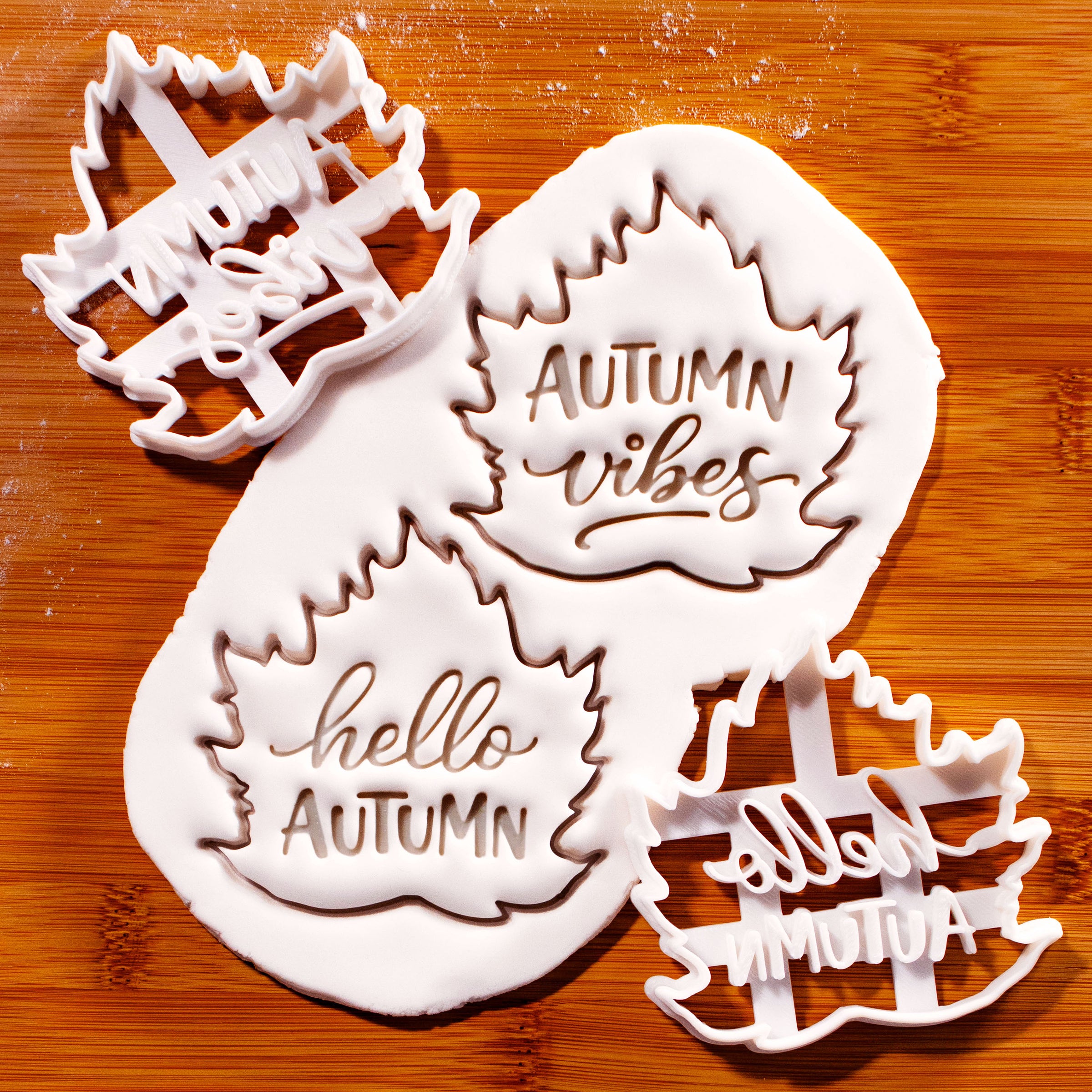 Autumn Vibes & Hello Autumn (Maple Leaf)