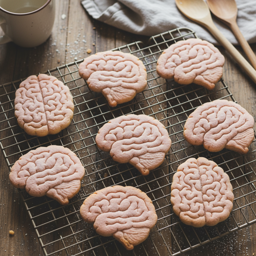 Set of 2 Brain (Top & Lateral View)