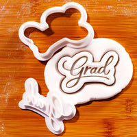 Grad in Cursive Mini Set