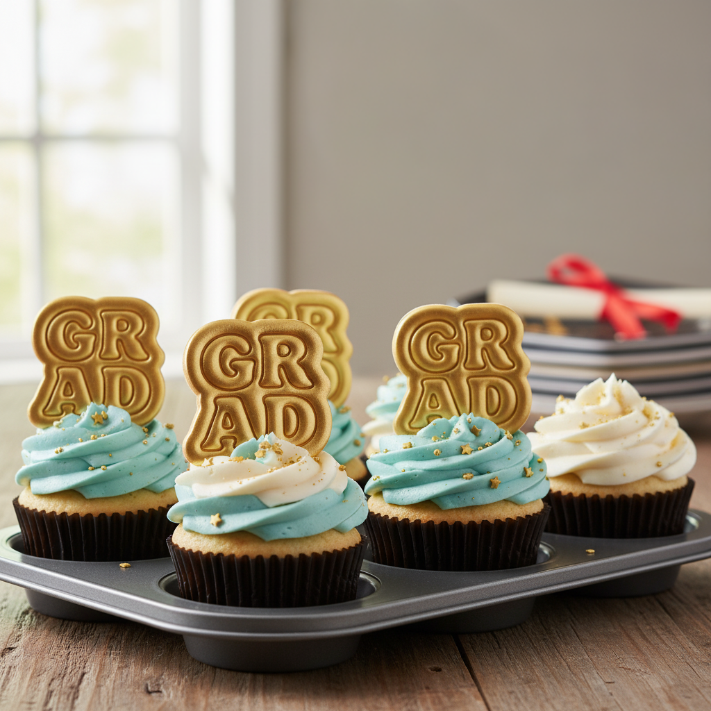 Grad in Cursive & Block Letters Mini Set