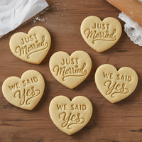 Just Married & We Said Yes Heart