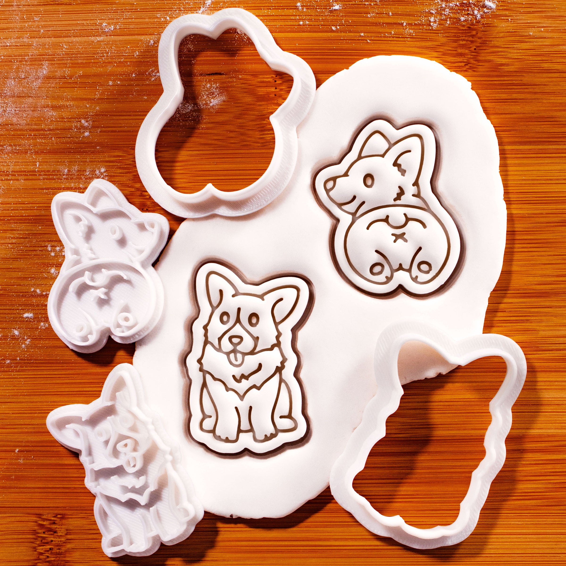 Happy Corgi & Corgi Butt Mini Set