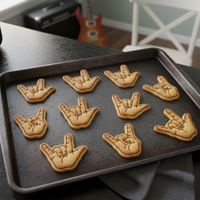 I Love You & Rock Hand Sign Mini Set