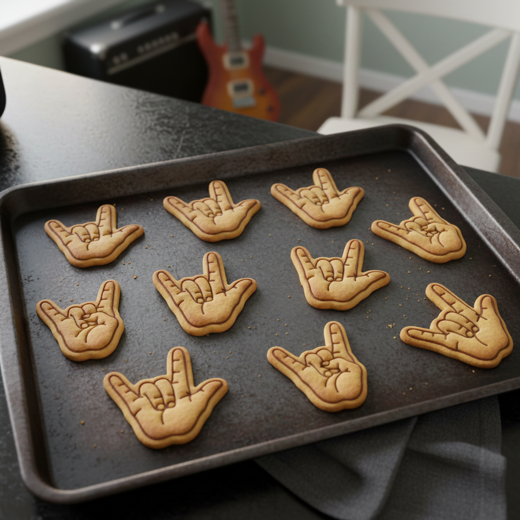 I Love You & Rock Hand Sign Mini Set