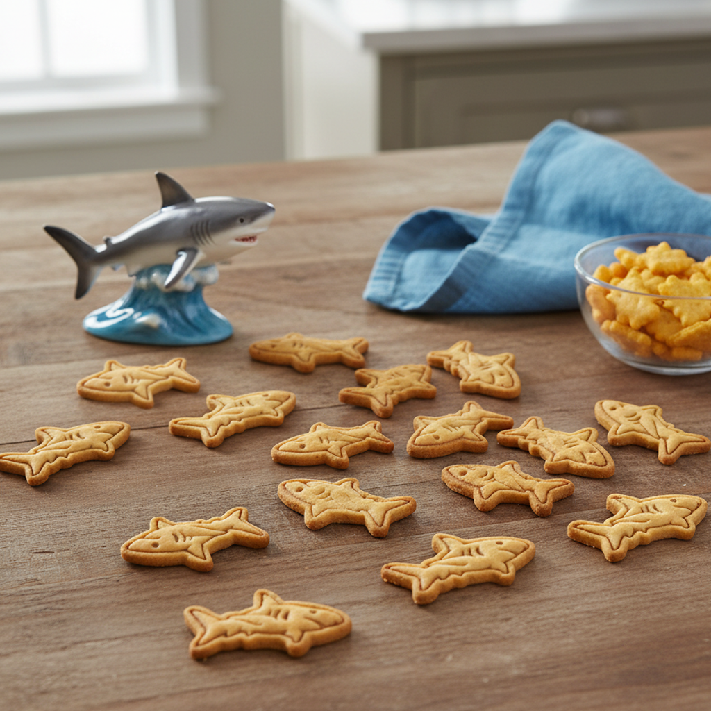 Great White Shark Mini Cookie Cutter & Stamp Set