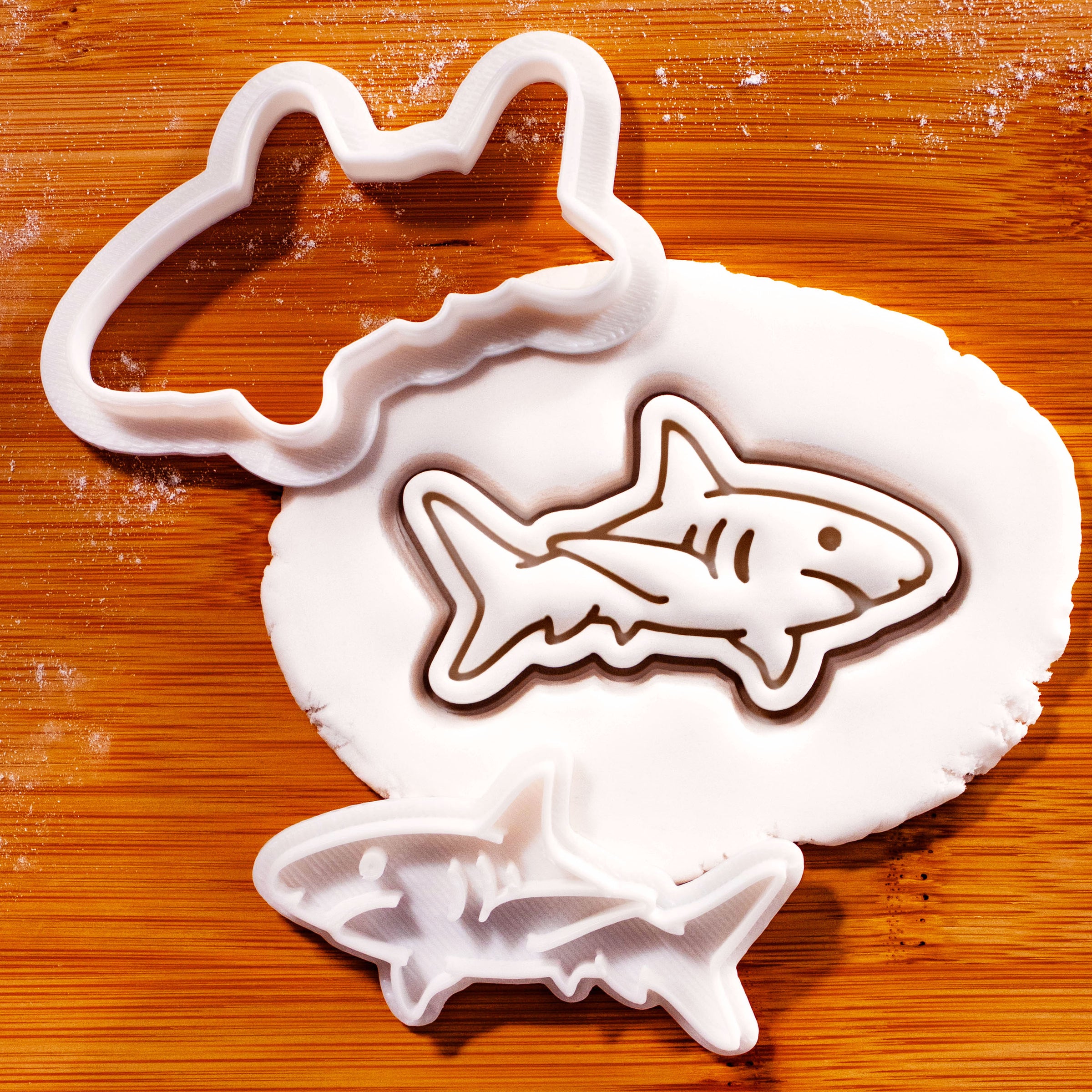 Great White Shark Mini Cookie Cutter & Stamp Set