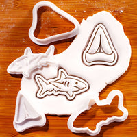 Great White Shark & Shark Tooth Mini Set