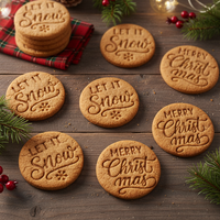 Let It Snow & Merry Christmas (Cursive Script)