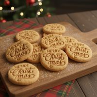 Merry Christmas Mini Stamp (Cursive)