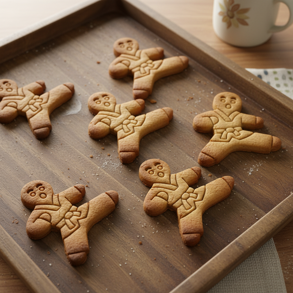 Taekwondo Gingerbread Man