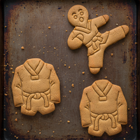 Taekwondo Gingerbread Man & Dobok