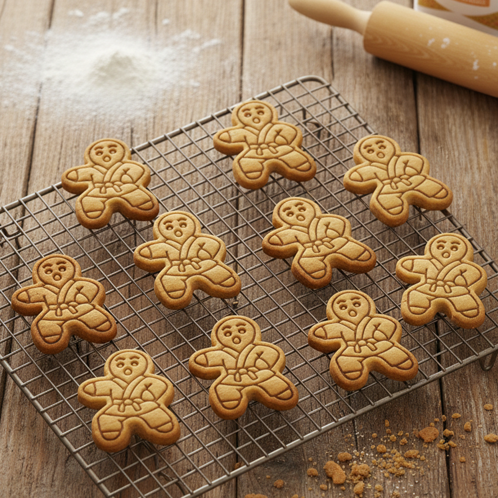 Karate Gingerbread Man Mini Set