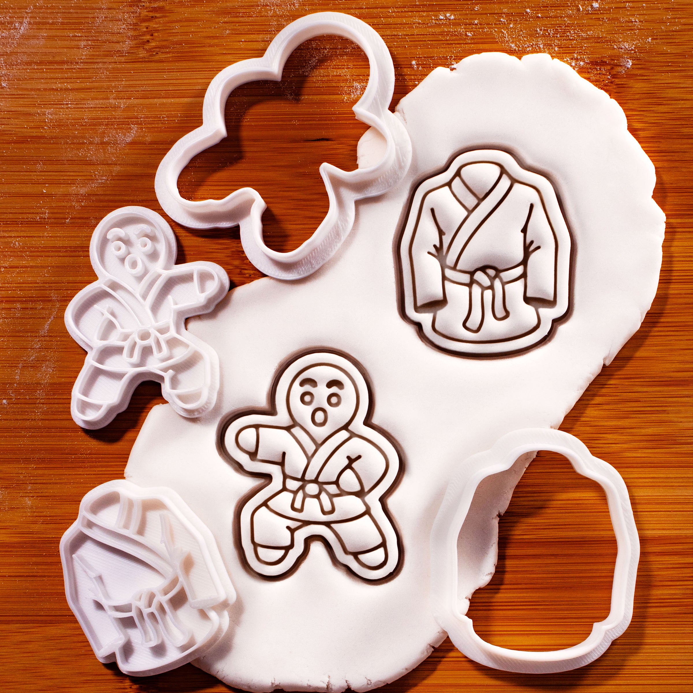 Karate Gingerbread Man & Gi Mini Set