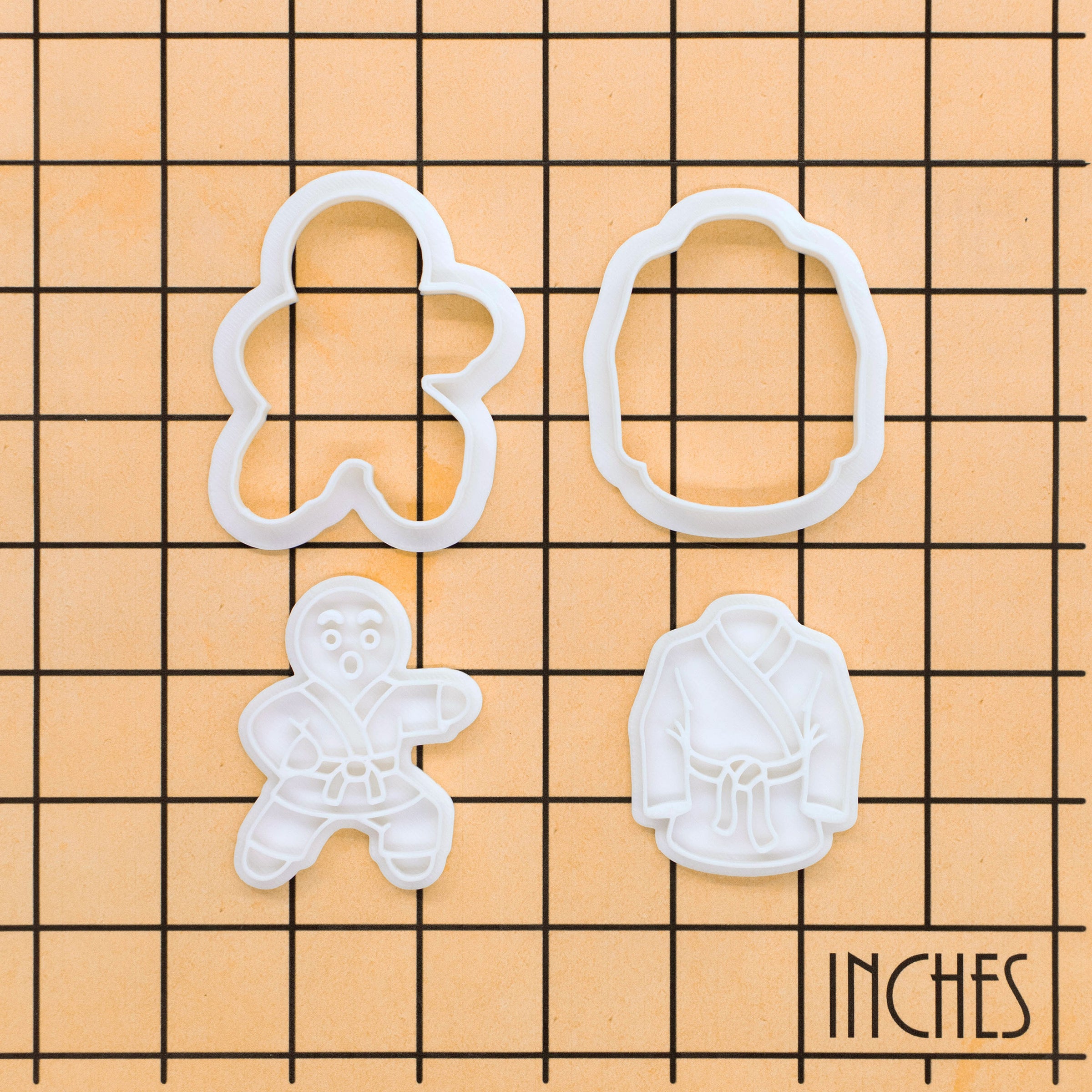 Karate Gingerbread Man & Gi Mini Set