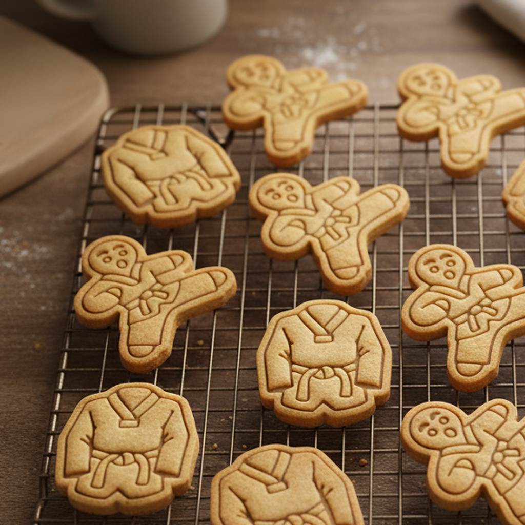 Taekwondo Gingerbread Man & Dobok Mini Set