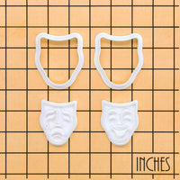 Comedy & Tragedy Mask Mini Set
