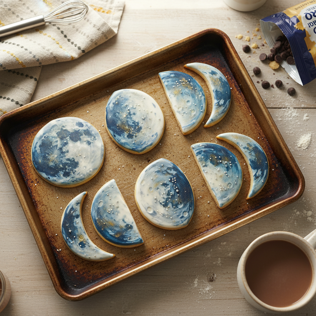 Set of 4 Moon Cycle Phases (Large)