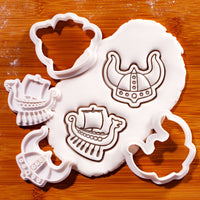Viking Helmet & Ship Mini Set