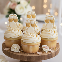 Clinking Champagne Glasses Mini Set