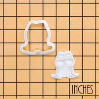 Clinking Champagne Glasses Mini Set