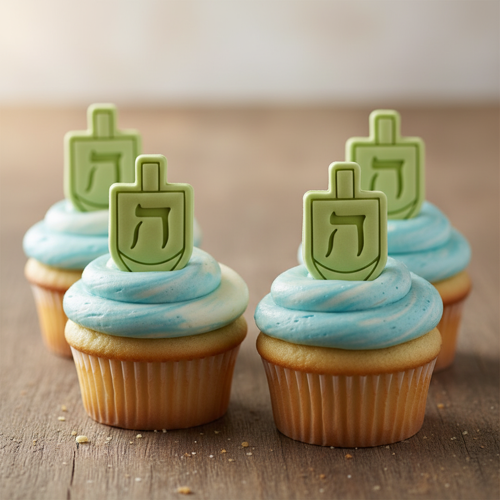 Dreidel Mini Set: Gimel, Nun, Hei, Shin