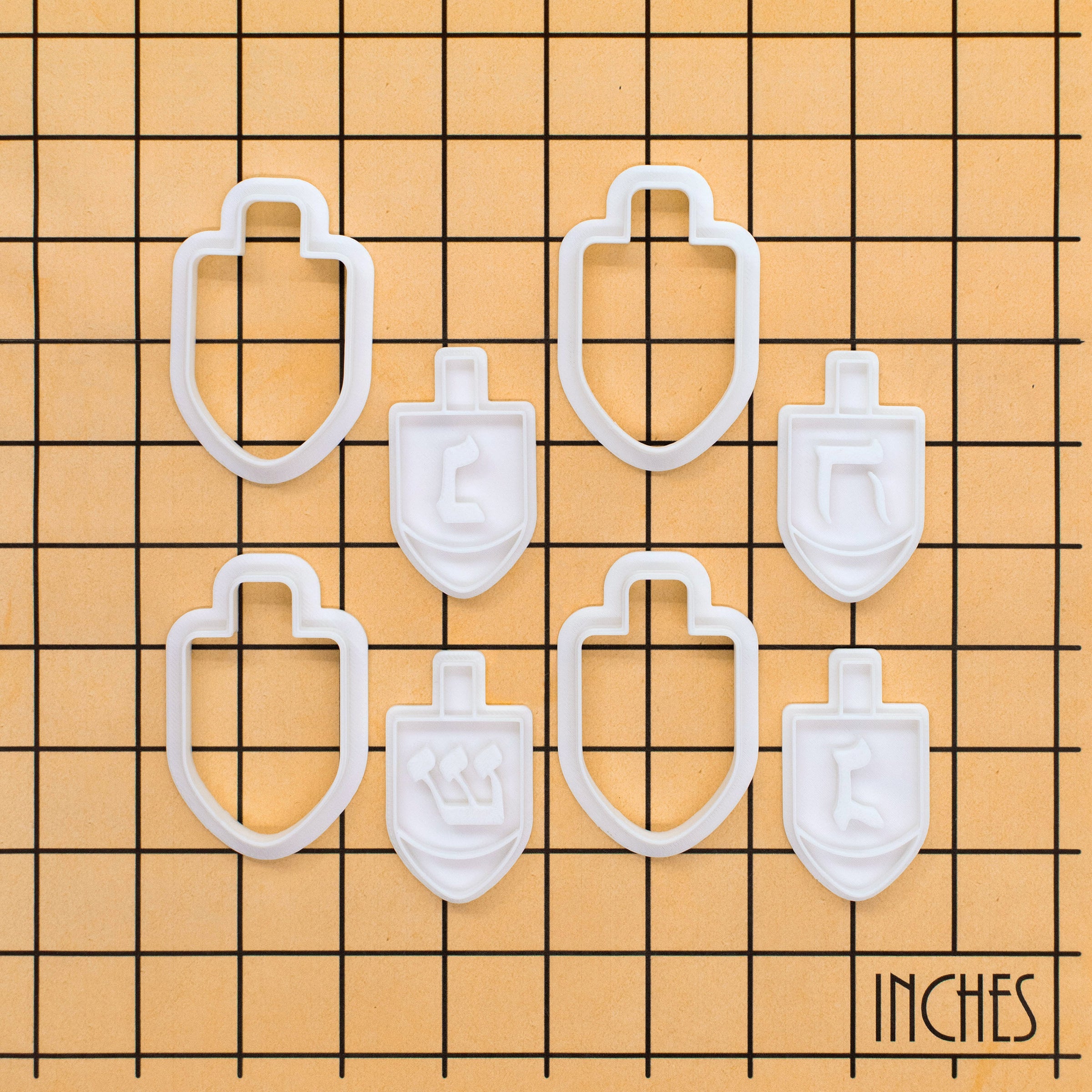Dreidel Mini Set: Gimel, Nun, Hei, Shin