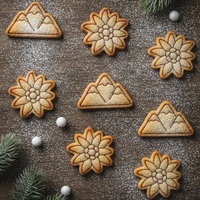 Edelweiss & Cute Snowy Mountain Mini Set