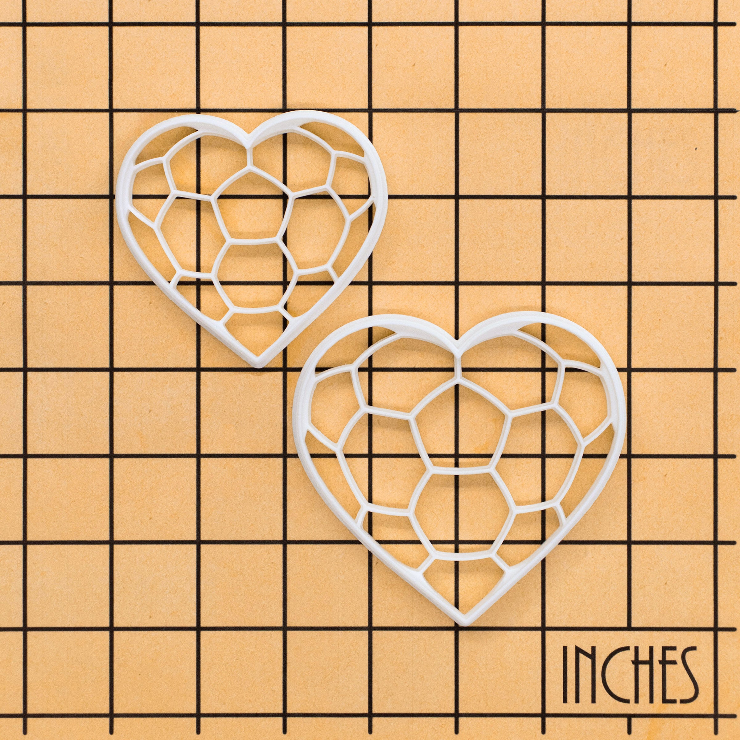 Soccer Ball Heart (Small & Large)