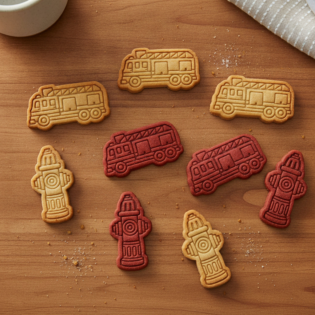 Fire Truck & Fire Hydrant Mini Set