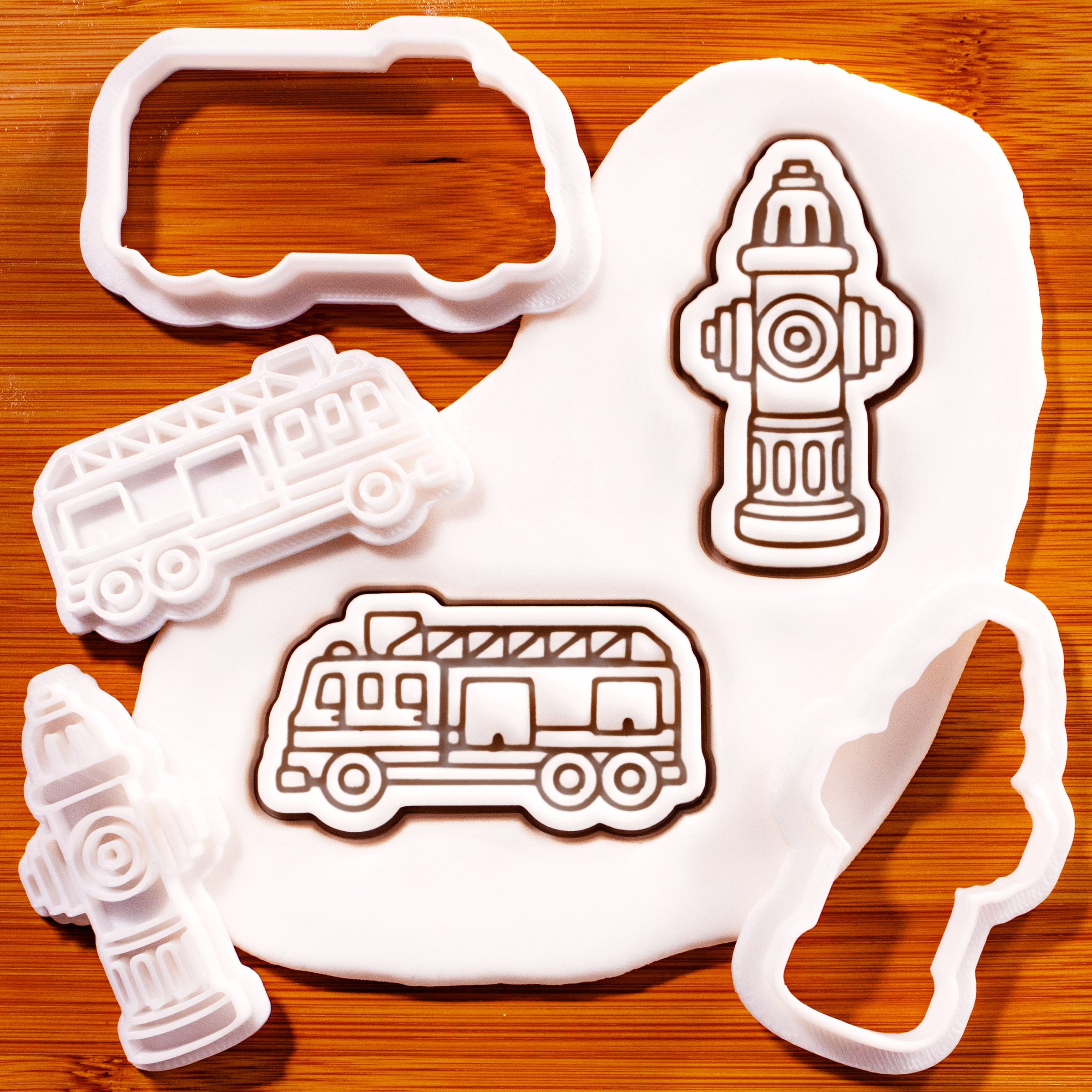 Fire Truck & Fire Hydrant Mini Set