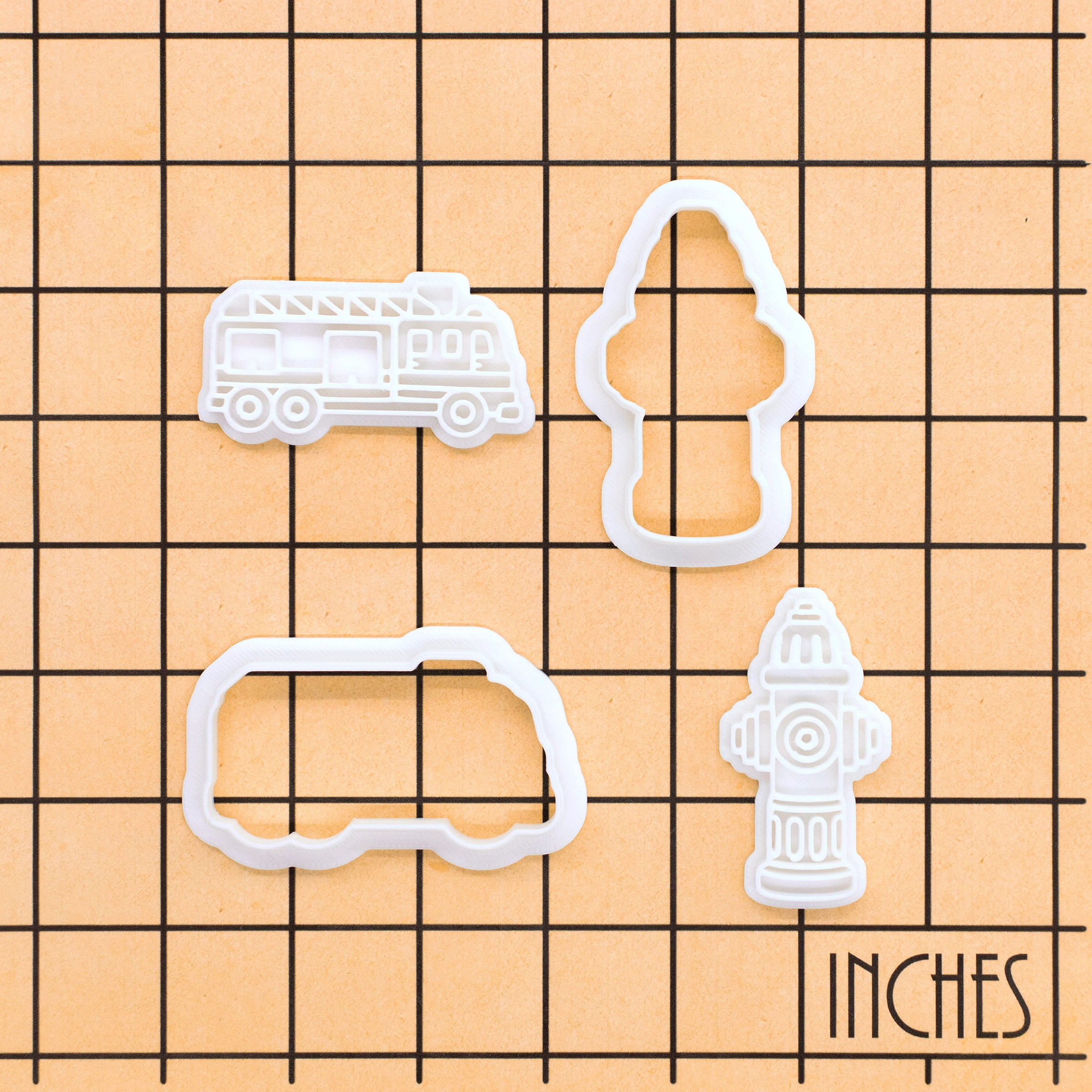 Fire Truck & Fire Hydrant Mini Set