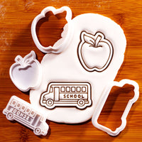 School Bus & Apple Mini Set