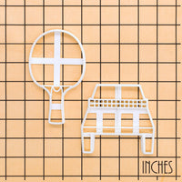 Table Tennis Racket & Table
