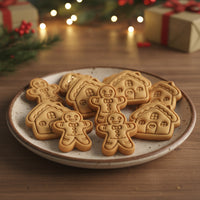 Cottage House & Happy Gingerbread Mini Set
